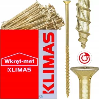 Tesárske skrutky KMWHT s kužeľovou hlavou 4 × 50 - 300 kusov